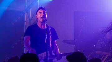 Frontman Quan Yeomans from Regurgitator played at Du Cane Brewery in Launceston on May 12. Picture by Hugh Bohane.