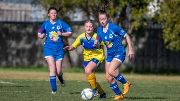 Bianca Anderson playing Northern Championship for Launceston United against Devonport in 2022. Picture by Paul Scambler